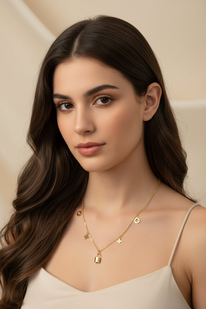 Collier et bracelet Félines