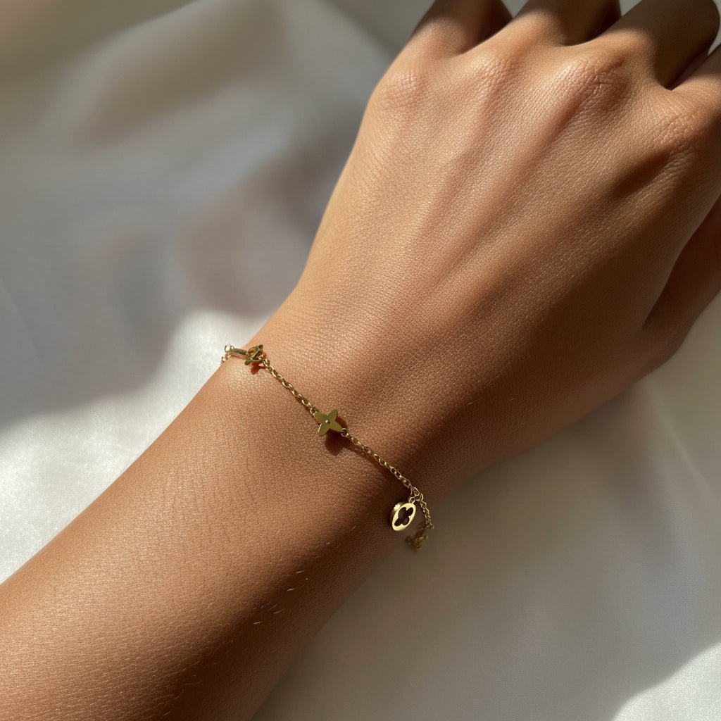 Collier et bracelet Félines