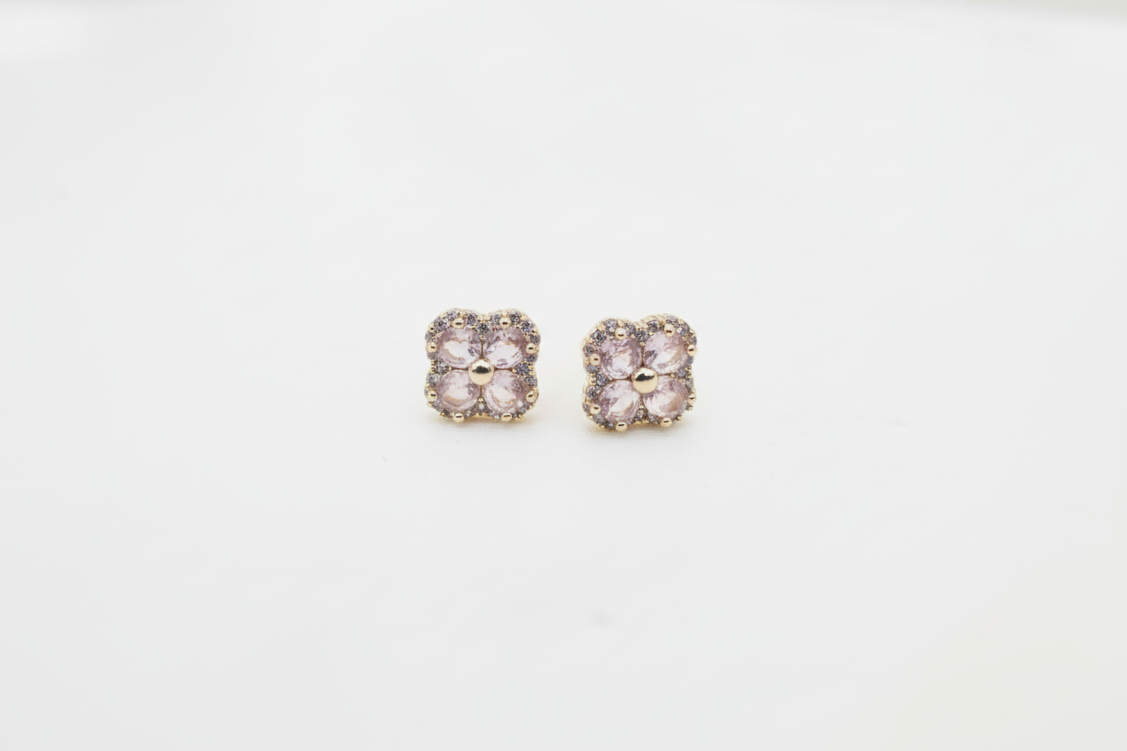 Boucles d’oreilles camélia