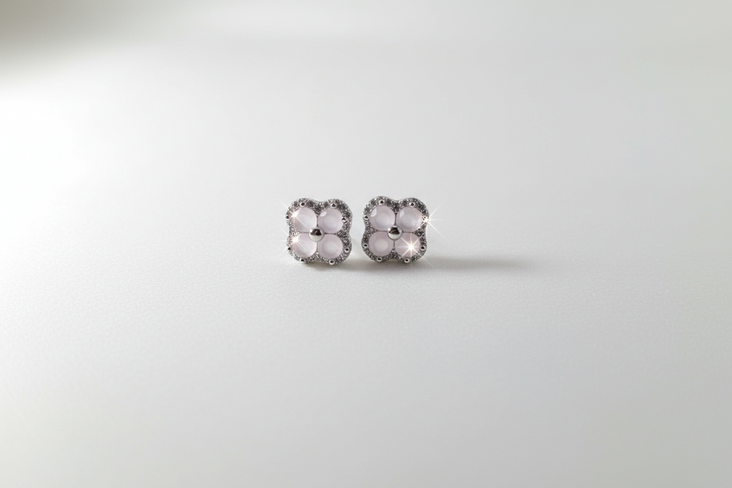 Boucles d’oreilles camélia